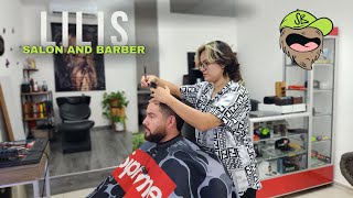 💈Lily’s salón amp barber barbershop monterrey haircut asmr barberia barbas relax barbas [upl. by Aihtibat]