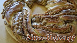 NussHefezopf I Rezept [upl. by Alexander]