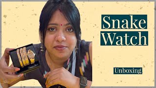 Snake Watch Unboxing Video  Just Cavalli  Jagan Kumars View [upl. by Hairam]