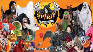 OUTDATED  ALL Spirit Halloween 2023 Animatronic Videos  HD [upl. by Sucramaj819]