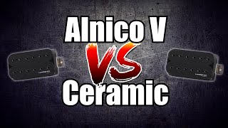 Alnico V vs Ceramic Guitar Pickup Magnets [upl. by Siffre]