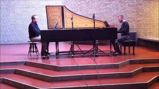 Gaspard le Roux Gigue for Two Harpsichords [upl. by Alexander107]