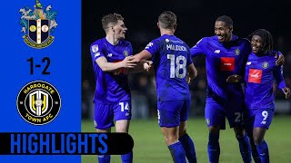 Sutton United 12 Harrogate Town Highlights [upl. by Chivers]