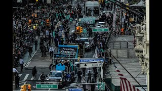 Mayor Adams CoHosts TickerTape Parade Celebrating New York Libertys 2024 WNBA Championship [upl. by Gnet]