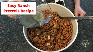 Easy Ranch Pretzels Recipe [upl. by Nahsrad110]