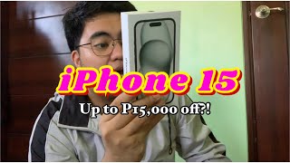 iPhone 15 latest price  The Loop I got P10000 off [upl. by Richia151]