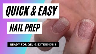 Lets Do Prep on Left Hand nailprep [upl. by Winny684]