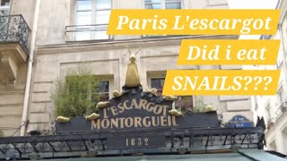 Paris Lescargot Did I eat SNails [upl. by Enidualc922]