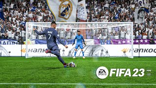 FIFA 23  PSG vs Real Madrid  UCL Final  Penalty shootout  PS5 4K [upl. by Peonir563]