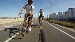 Road Cycling in California  Whittier to Long Beach  Bike Trail Loop  Go Pro HD [upl. by Marji567]