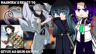 Hashiras React To Giyuu as Gojo Satoru GachaClub Demon Slayer [upl. by Leicester]