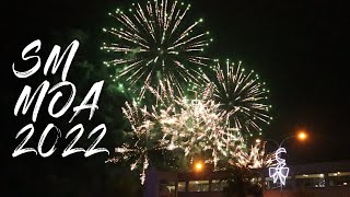 SM MOA NEW YEAR FIREWORKS 2022 plus OKADA MANILA Fireworks [upl. by Acinomaj387]