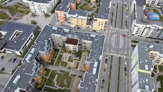 Flying over Barkarbystaden  Mavic Air 2 Drone [upl. by Vadnee]