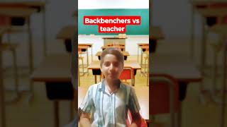 Backbenchers vs teacher 😂 honeygaming95 short backbenchers [upl. by Cloe]