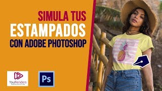 Como DISEÑAR CAMISETAS con Photoshop CC [upl. by Enrica]