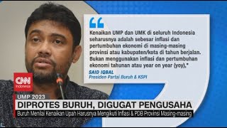 UMP 2023 Diprotes Buruh Digugat Pengusaha [upl. by Rockel]