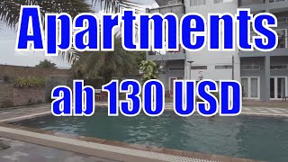 KAMBODSCHA KAMPOT APARTMENT MIT POOL 130 USD  MONAT [upl. by Talie]