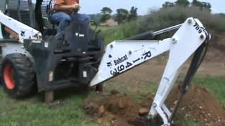 Bobcat 709 Backhoe Attachment For Skid Steer Loader Track Loader For Sale Mark Supply Co [upl. by Anitsud]