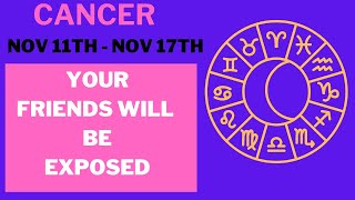 CANCER Weekly Horoscope Full Moon in Taurus Could SHATTER Your Social Circle Nov 1117 [upl. by Karil]