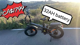 CAD1699  Wildeway FW11S 40 32Ah Foling Ebike For Adults [upl. by Enairda823]