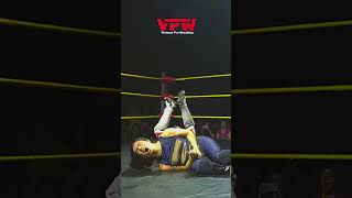 Sid Nguyen crushes Venomshank with diving doublefoot stomp vpw WWE prowrestling [upl. by Nabla83]