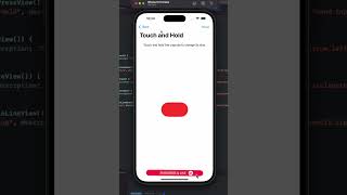 Gesture Example  SwiftUI Tutorial shorts swiftuitutorial swiftuicodes gesture example coding [upl. by Genvieve]