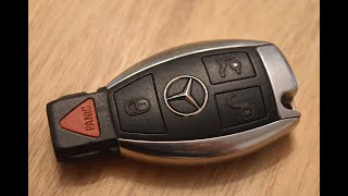 Mercedes Benz key fob battery replacement  EASY DIY [upl. by Gnehs173]