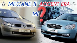 MEGANE 2 vs ACCENT ERA RENAULT MEGANE mı HYUNDAİ ACCENT ERA mI OTOMOBİL KARŞILAŞTIRMA HANGİSİ [upl. by Huey991]