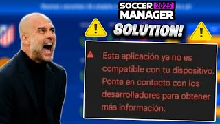 How to play Soccer Manager 2025 for UNSUPPORTED DEVICE [upl. by Nertie]