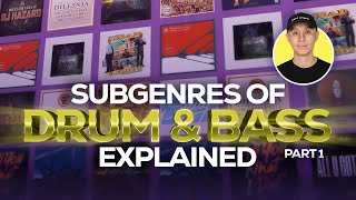 Top Subgenres of DNB Explained w examples [upl. by Anerol507]