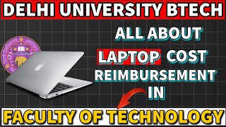 Free Laptop from Delhi University to BTECH students  Faculty of Technology Delhi University [upl. by Lotty]