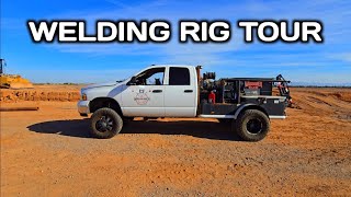 WELDING RIG TOURmobilewelding azdriveshaft dodgecummins millerwelders pipelinerscloud [upl. by Nylrebma]