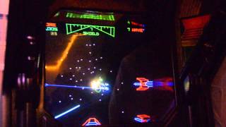 Atari Star Wars Cockpit Arcade Game Play Review  Arcade Action [upl. by Einavoj]