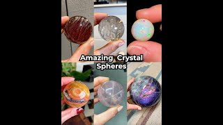 Amazing Crystal Spheres 🔮✨ [upl. by Anitnelav956]