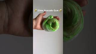 🥑Making Avocado Slime Gum🥑 asmrslimevideo slimetoy slimevideos [upl. by Danais]