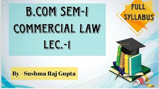 Definition amp Nature Of ContractCommercial LawLect1BcomBBACA Foundation [upl. by Abihsat631]