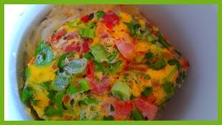 Mikrodalga Fırında Fincan Omlet Tarifi [upl. by Lemire]