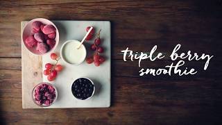 Vitamix Triple Berry Smoothie [upl. by Emalee]