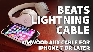 Beats Lightning Aux Cable for iphone 7 and Later – Beats Replacement Cable with Lightning Connector [upl. by Laicram]