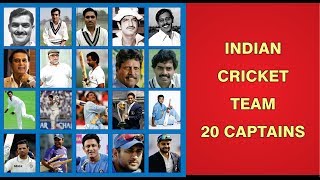 Indian Cricket Team Captains [upl. by Adamik]