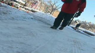 CNN cameraman slips on ice [upl. by Calmas]