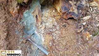 Ultra High Grade Gold Vein In A Heavily Mineralized Outcrop [upl. by Shirlie432]