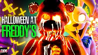 FNAF SONG quotHalloween at Freddys Remixquot ANIMATED III [upl. by Leuqram]