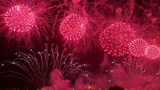 Australia Day Celebration Fireworks 2024 Perth City Western Australia [upl. by Revert]