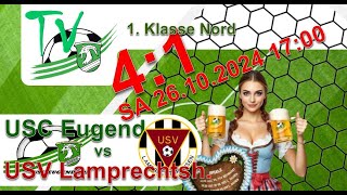 2024 10 26 USC Eugendorf 1B vs USV Lamprechtshausen Torszenen [upl. by Gnoud]