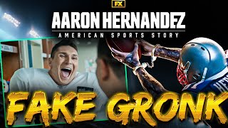 Rob Gronkowski Portrayal in quotAaron Hernandez American Sports Storyquot [upl. by Boulanger]