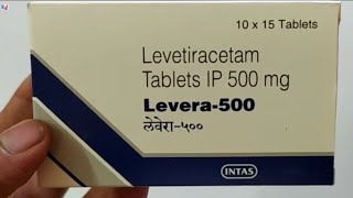 Levera500 Tablet  LevetiracetamTablets IP 500mg  Levera 500mg Tablet Uses Side effects benefits [upl. by Onra]