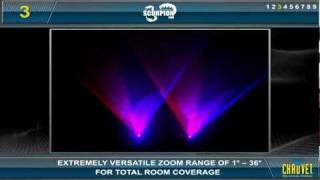 Scorpion RVM  Bright colormixing aerial effect laser by CHAUVET [upl. by Lipsey]