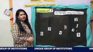 Online Lecture 8 Class Nursery Maths Introduction Reading Writing and Activity of Number 7 [upl. by Oijile181]