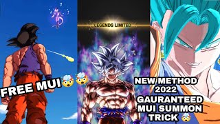 HOW TO GET GUARANTEED MASTERED ULTRA INSTINCT WORKING TRICK ANNIVERSARY SUMMONS🤯2022 UPDATE TRICK🤯 [upl. by Katie]